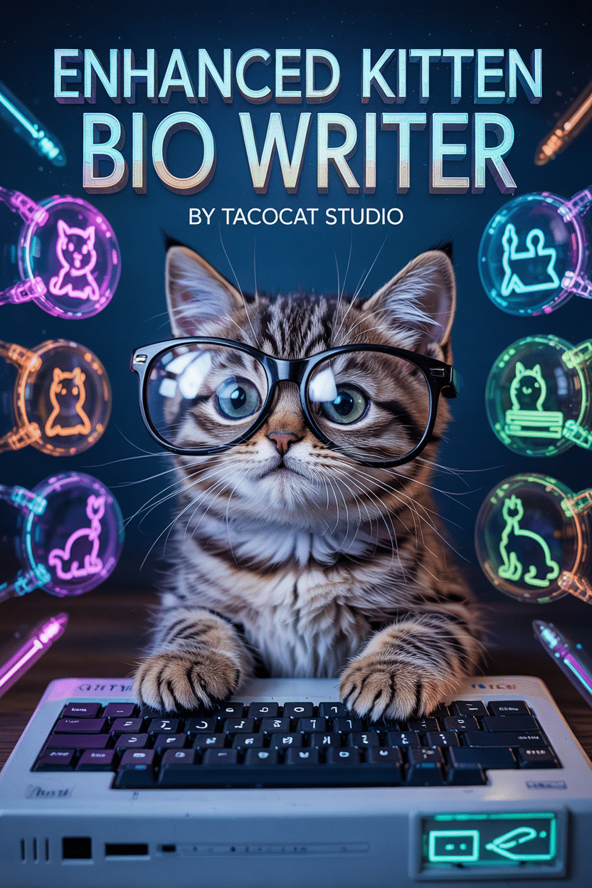 Enhanced Kitten Bio Writer