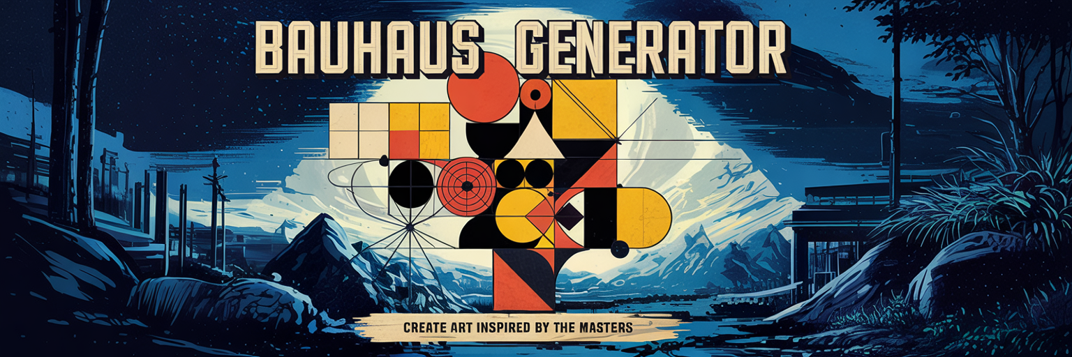Bauhaus Art Generator