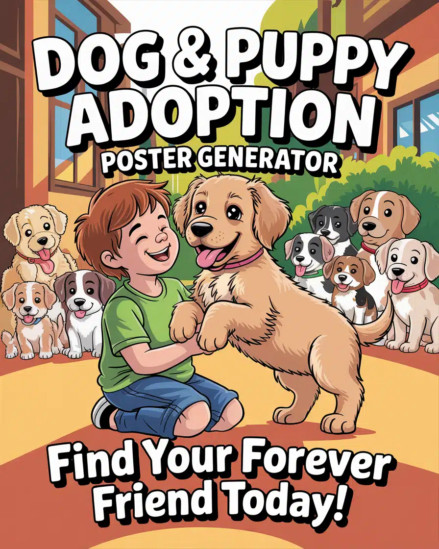 Woof & Wag Poster Generator