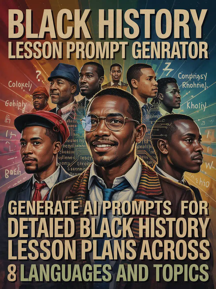 Black History Lesson Plan Prompt Generator