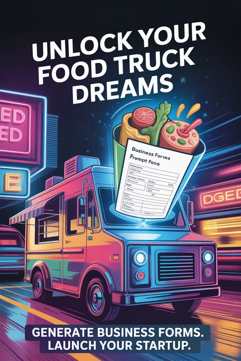 Food Truck Startup Forms Generator