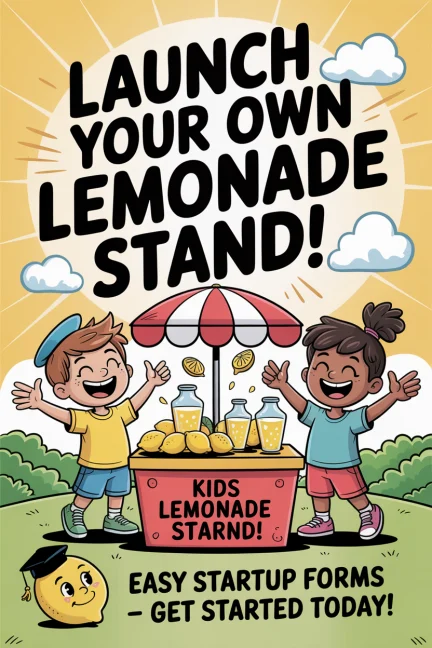 Kids Lemonade Business Startup Forms Prompt Generator