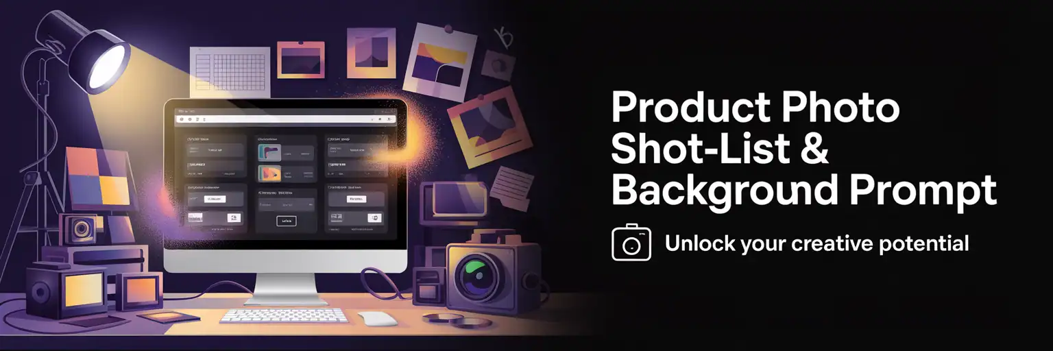 Product Photo Shot-List & Background Prompt Generator