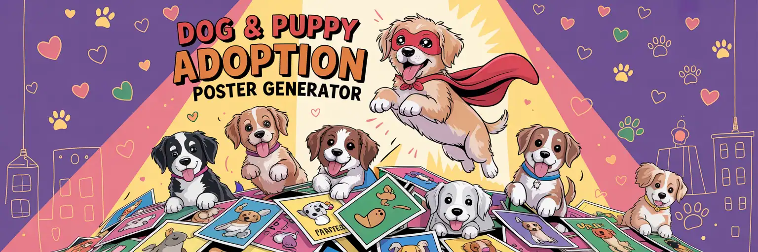 Dog & Puppy Poster Banner