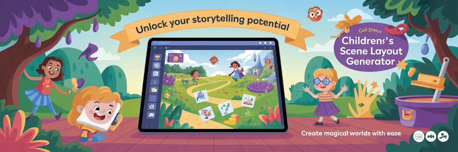 Children’s Book Scene Layout Prompt Generator
