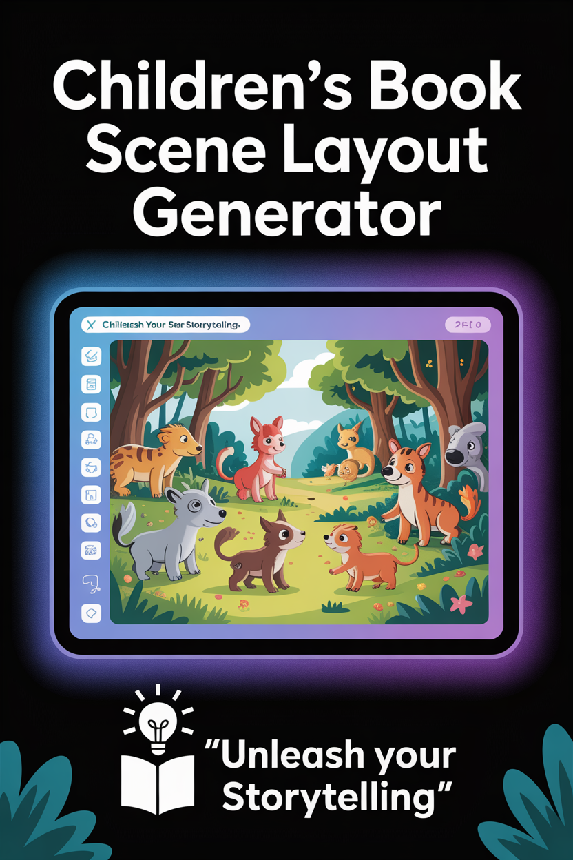 Children's Book Scene Layout Prompt Generator