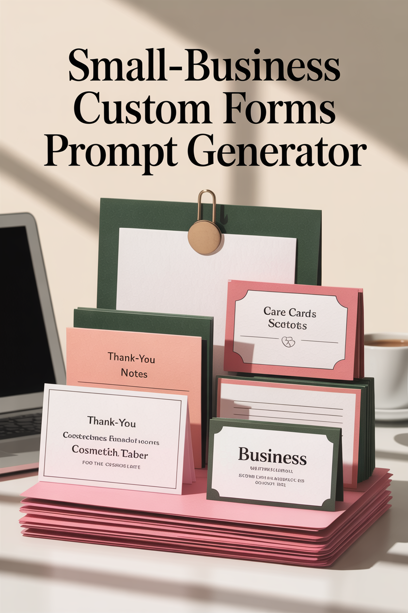 Small-Business Printables Generator