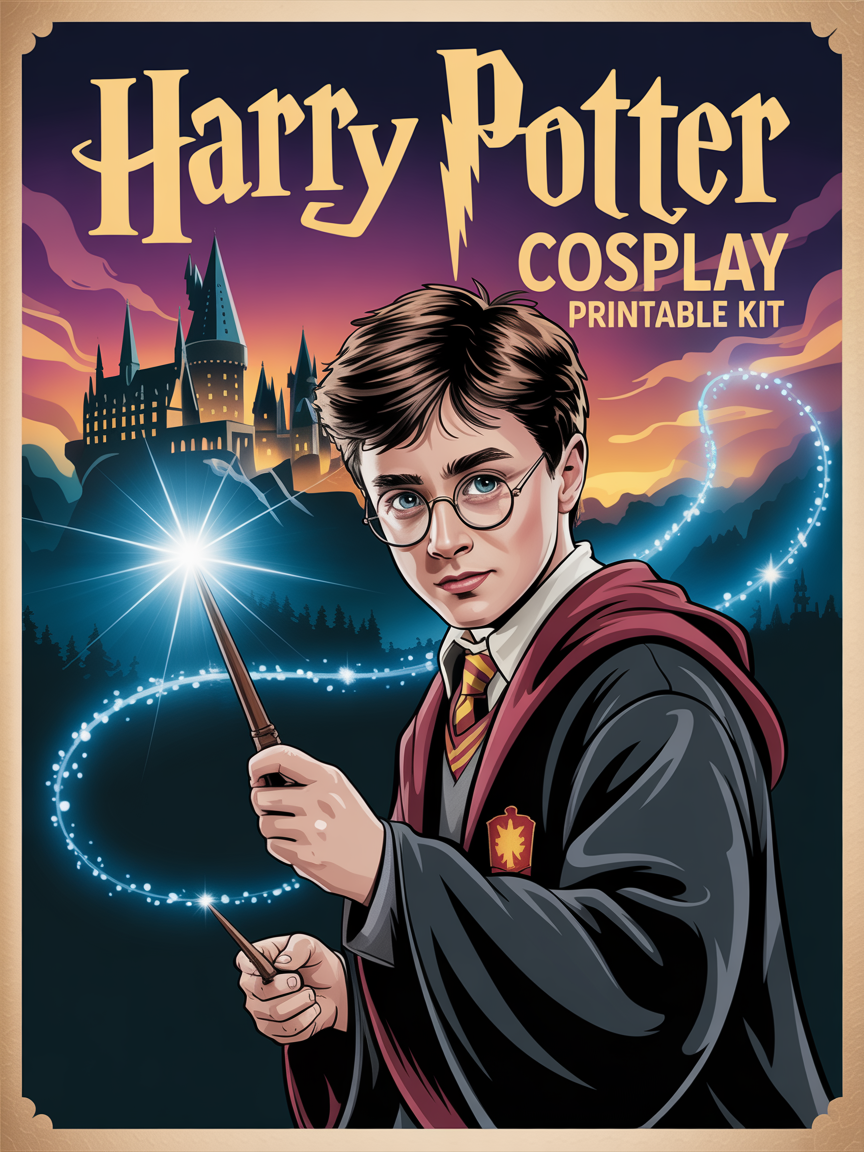 Harry Potter Cosplay Printable Prompt Generator
