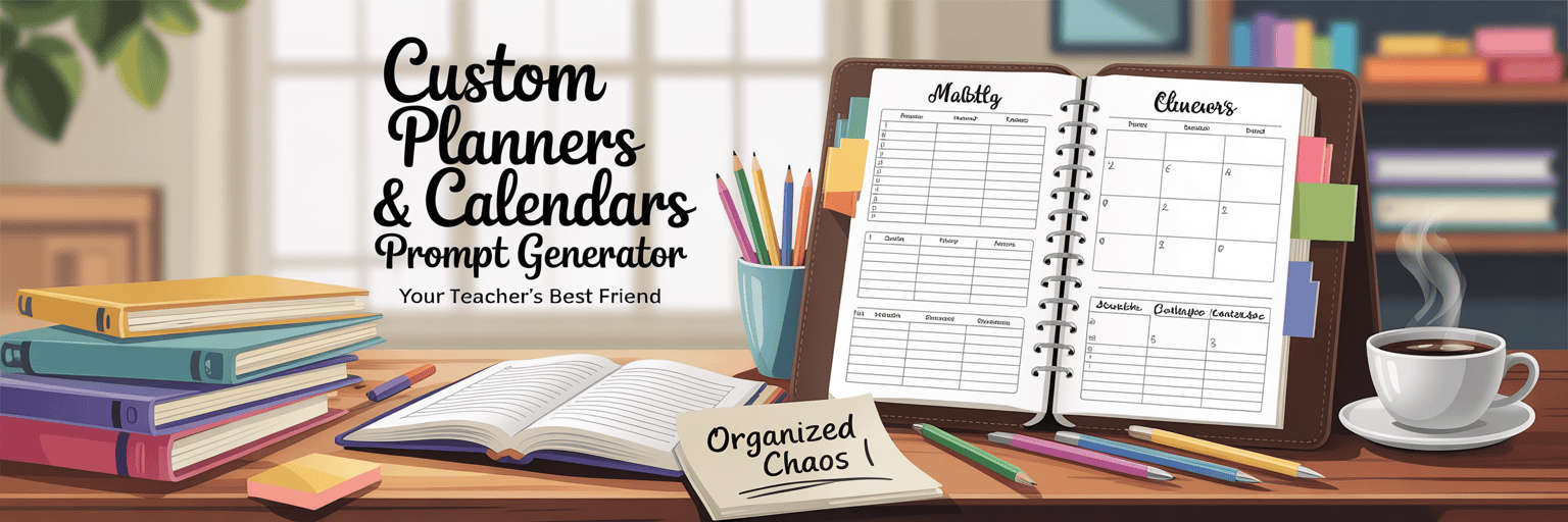 Printable Planners & Calendars Banner