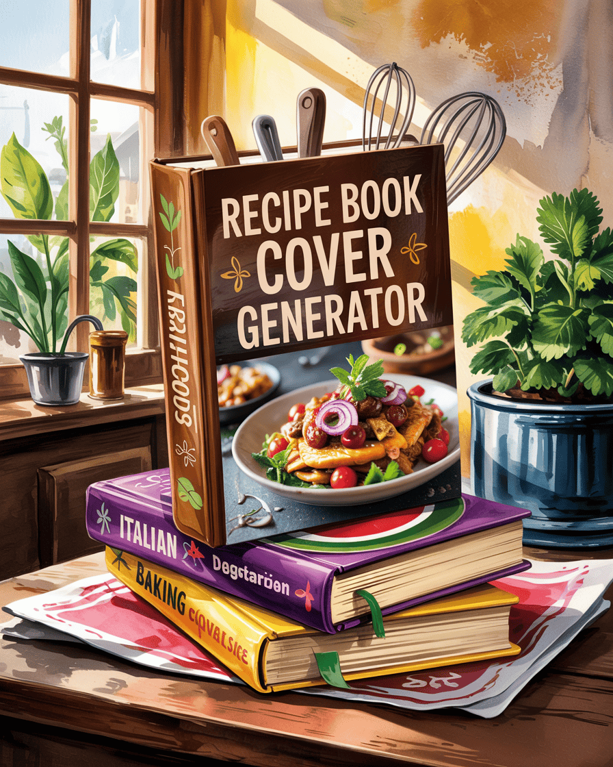 Recipe cover prompt generator preview