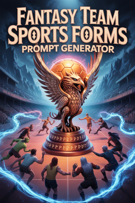 Fantasy Team Sports Forms Prompt Generator