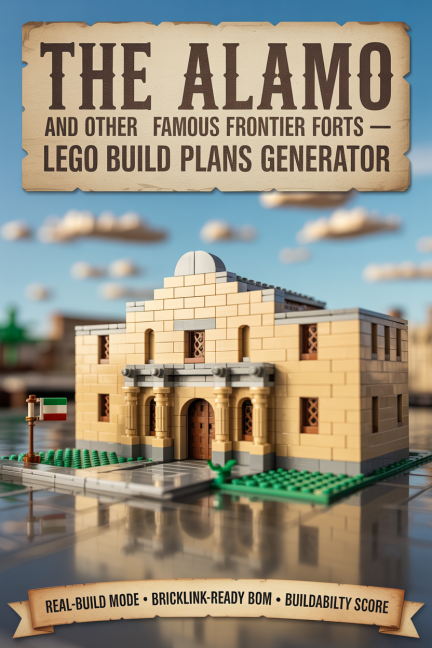 The Alamo & Frontier Forts — LEGO Build Plans