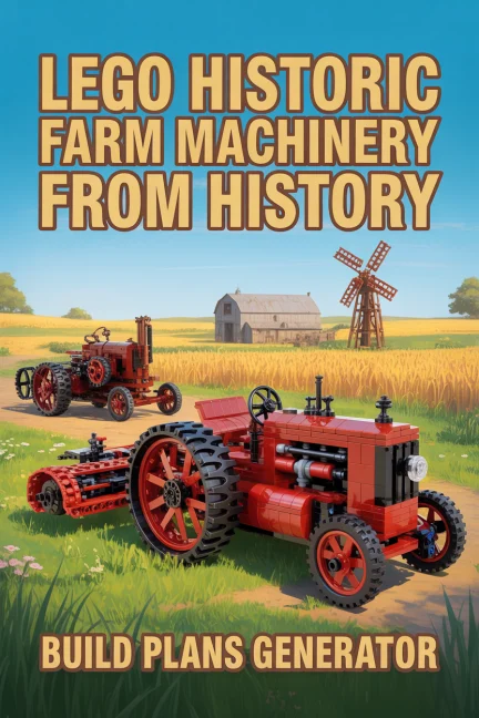 Lego Historic Farm Machinery From History – Build Plans Generator