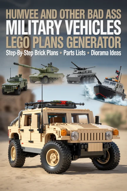 Humvee & Military Vehicles — LEGO Build Plans