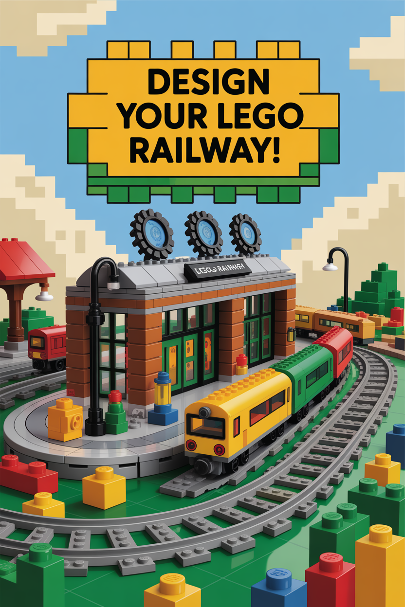 LEGO Railway & Train Station Generator