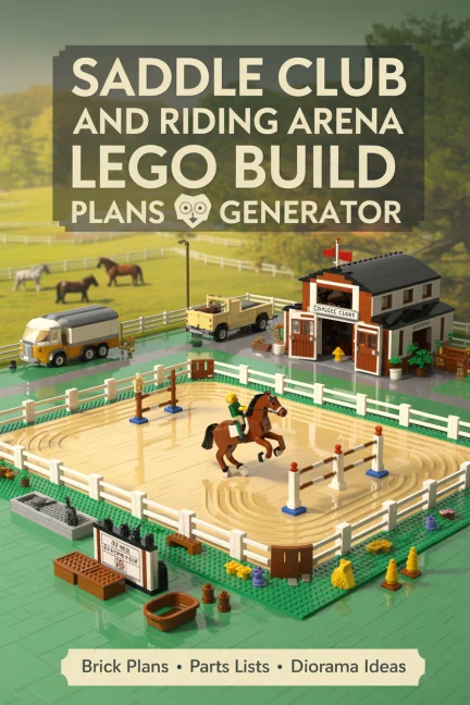 Saddle Club & Riding Arena — LEGO Plans
