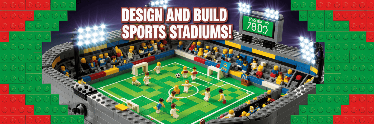 Lego Sports Arenas & Stadiums Build Plans