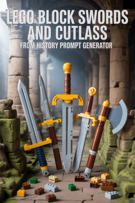 LEGO Swords & Blades Build Plans