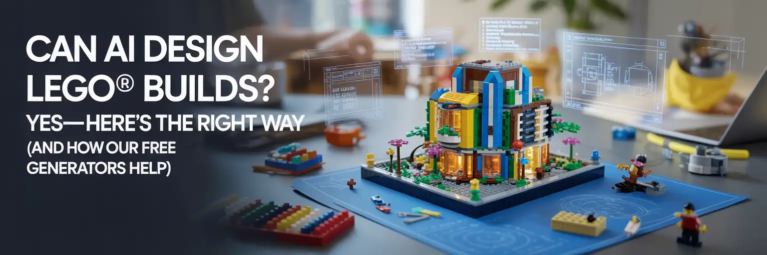 Can AI Design LEGO Builds? Banner