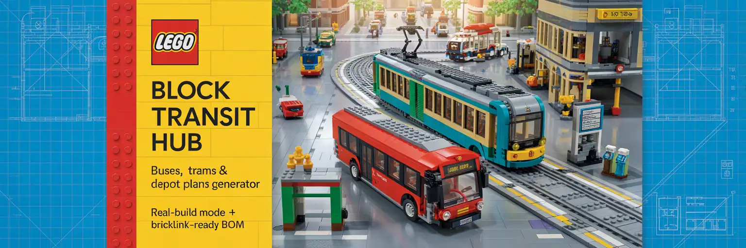 LEGO fan plan generator preview