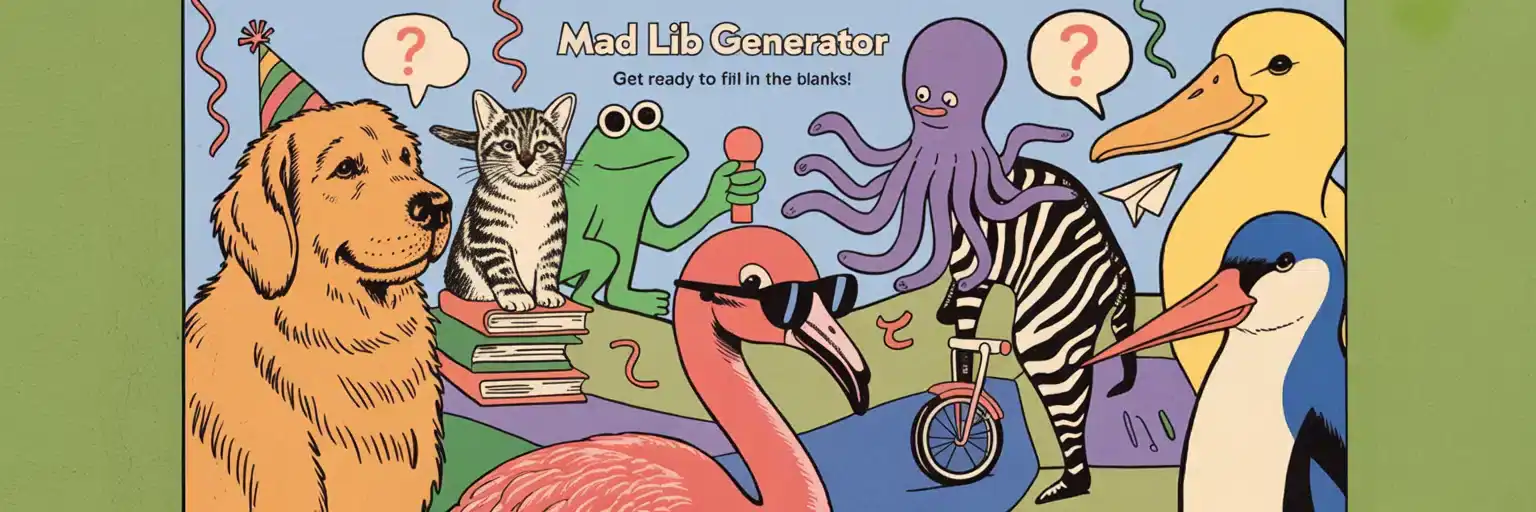 Madlib Generator Prompt Maker Banner