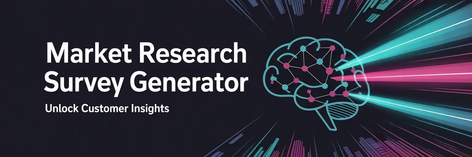 Market Research Survey Generator banner