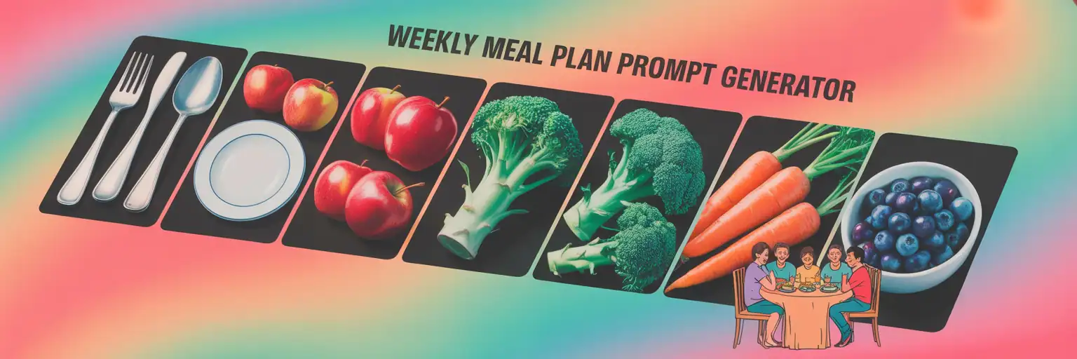 Meal Planner Prompt Generator Banner