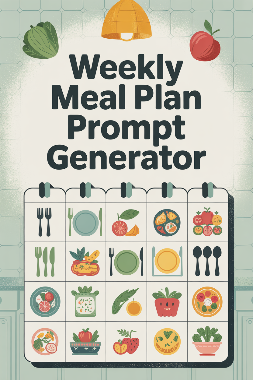 Meal Planner Prompt Generator
