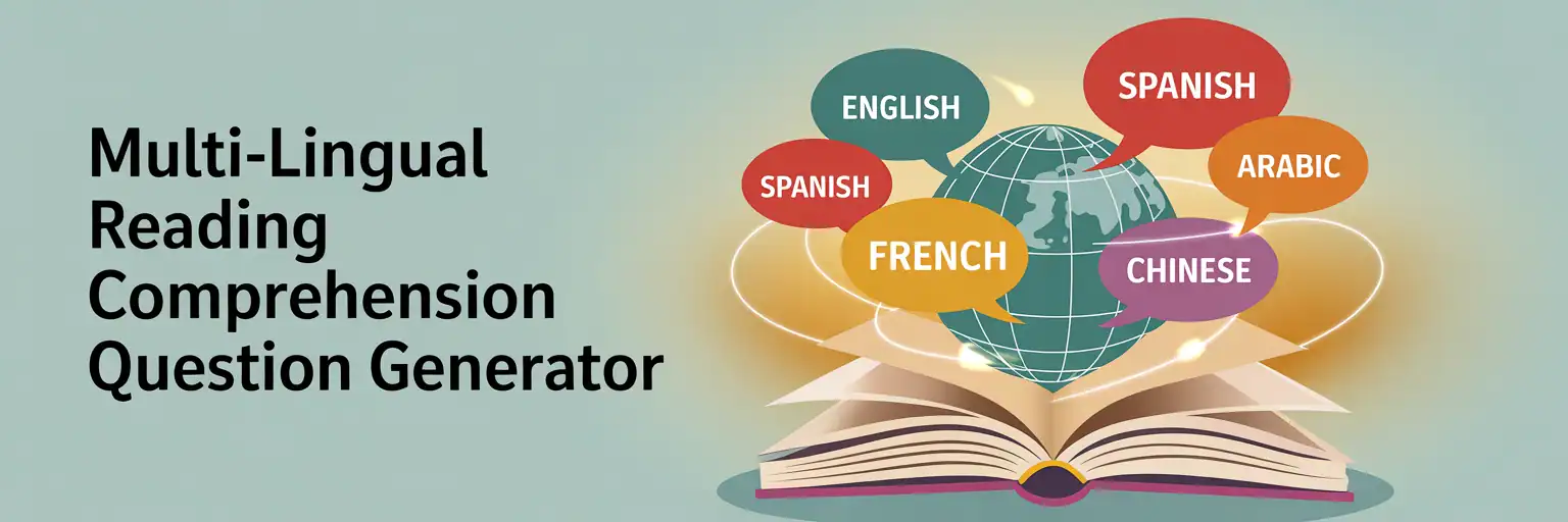Multi-Lingual Reading Comprehension Question Generator banner