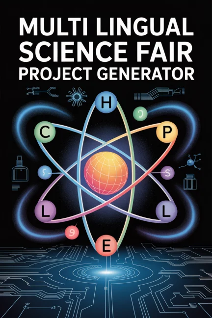 Multi Language Science Fair Project Generator