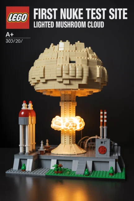 LEGO First Nuke Test Site (Lighted Cloud)