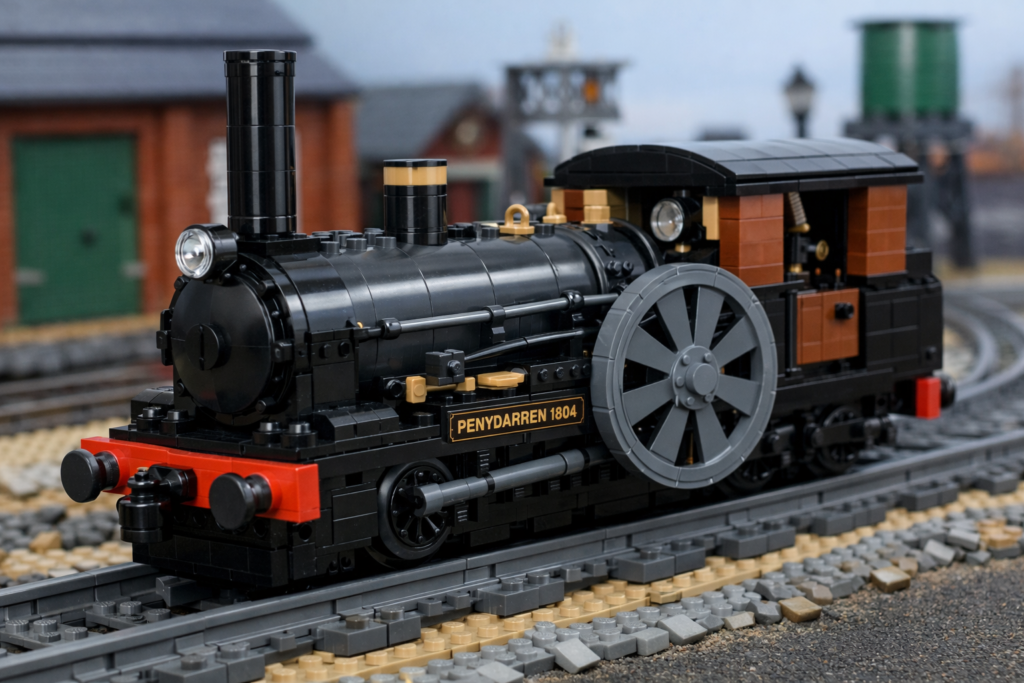 1804 Penydarren Steam Locomotive 