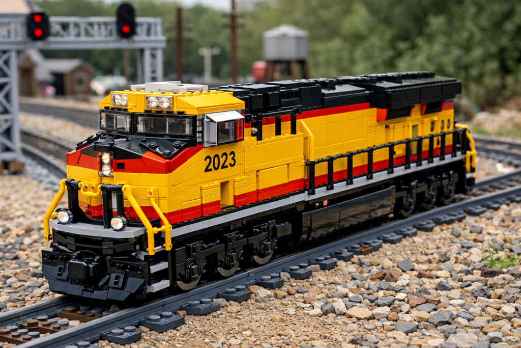 GE ES44AC diesel-electric locomotive used for long heavy freight trains