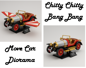 LEGO Chitty Chitty Bang Bang build generator