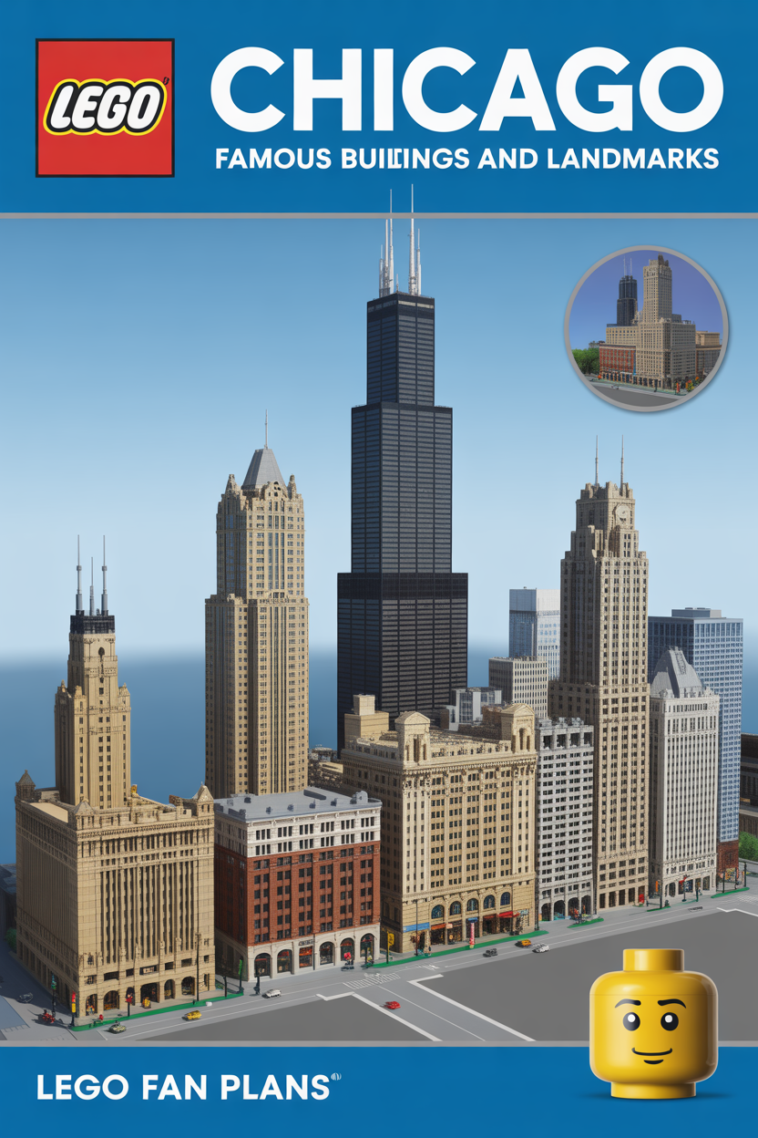 Chicago LEGO landmarks build plans