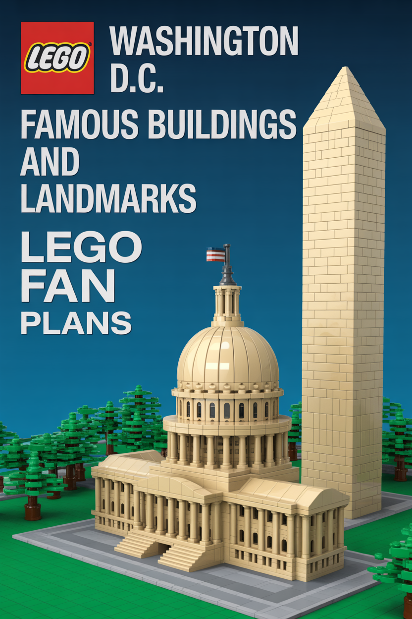 Washington, D.C. LEGO landmarks build plans