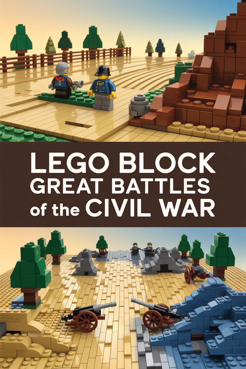 Civil War battlefields LEGO diorama plans