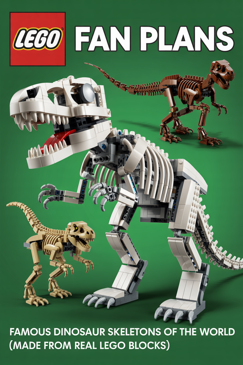 Famous Dinosaurs — LEGO Generator