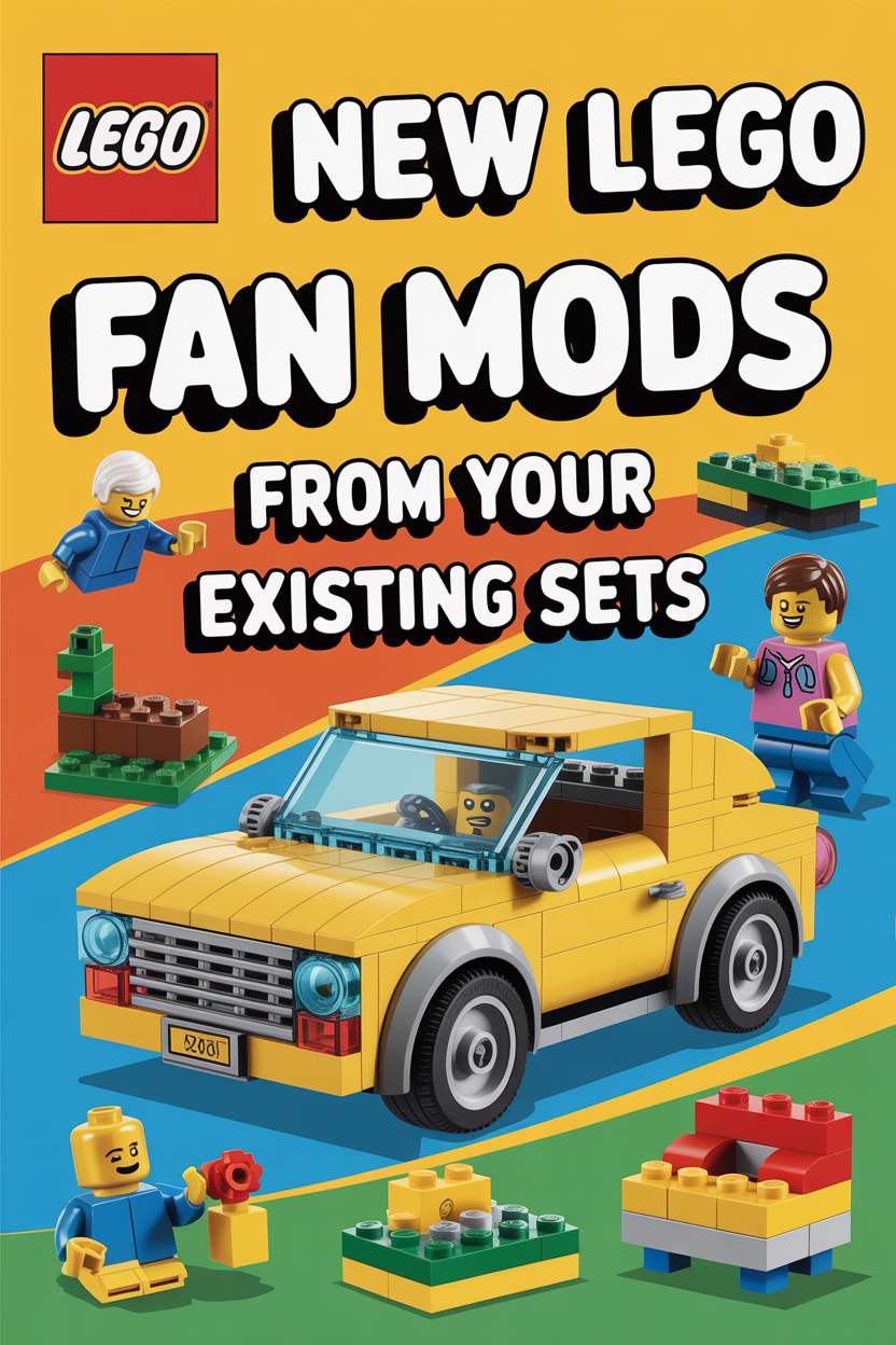 LEGO Fan Plans — example build plan mockup