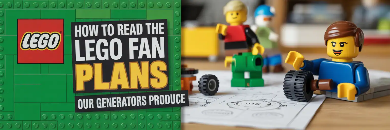 LEGO plans guide banner