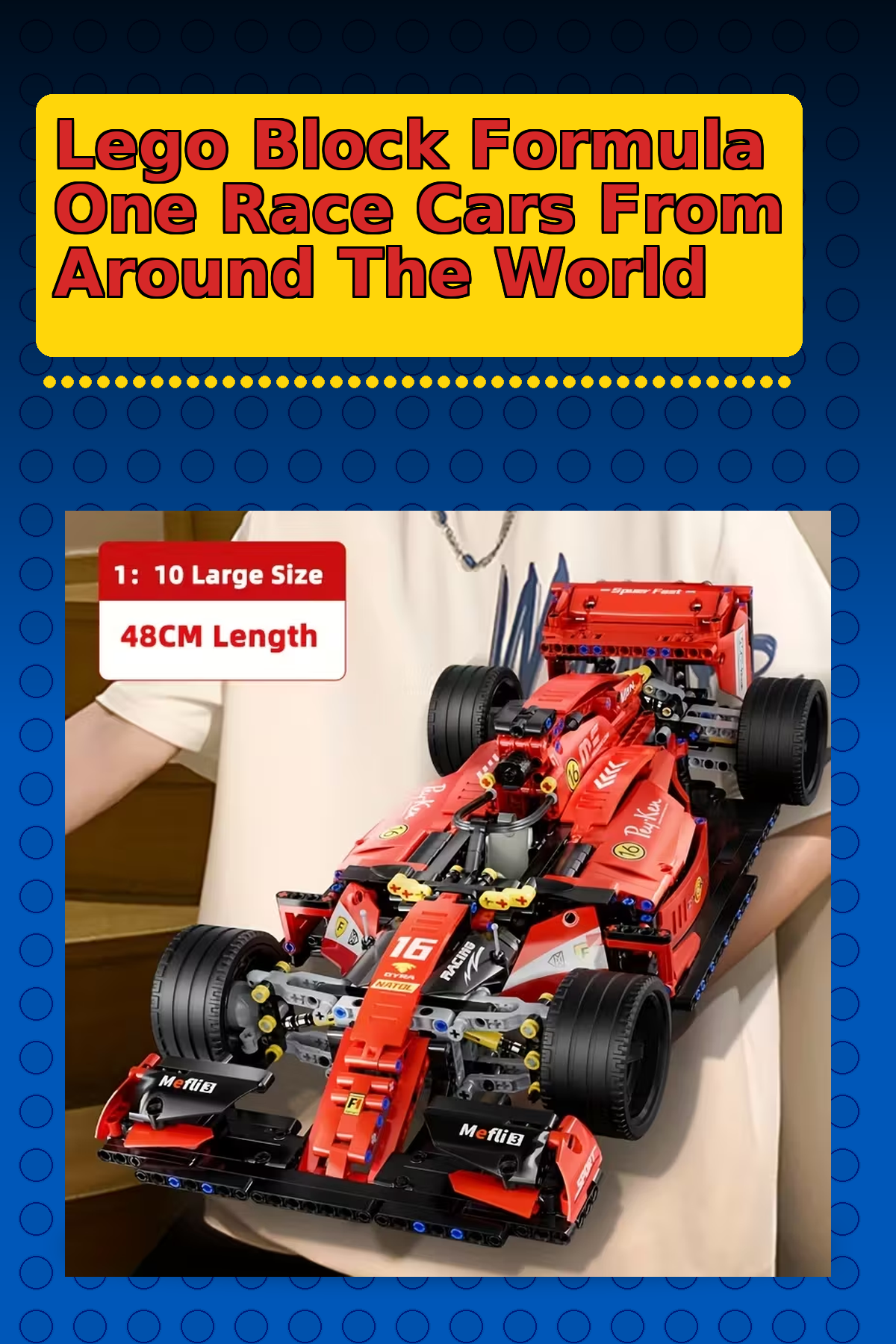 Formula race car LEGO prompt generator