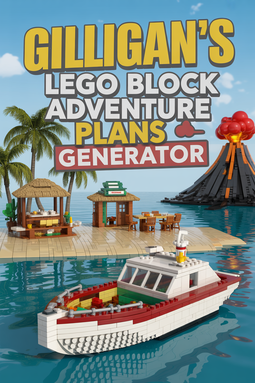 Gilligan’s LEGO Block Adventure Plans