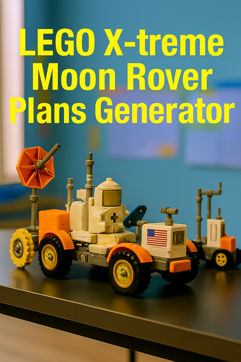 Large-scale Xtreme Moon Rover LEGO plans