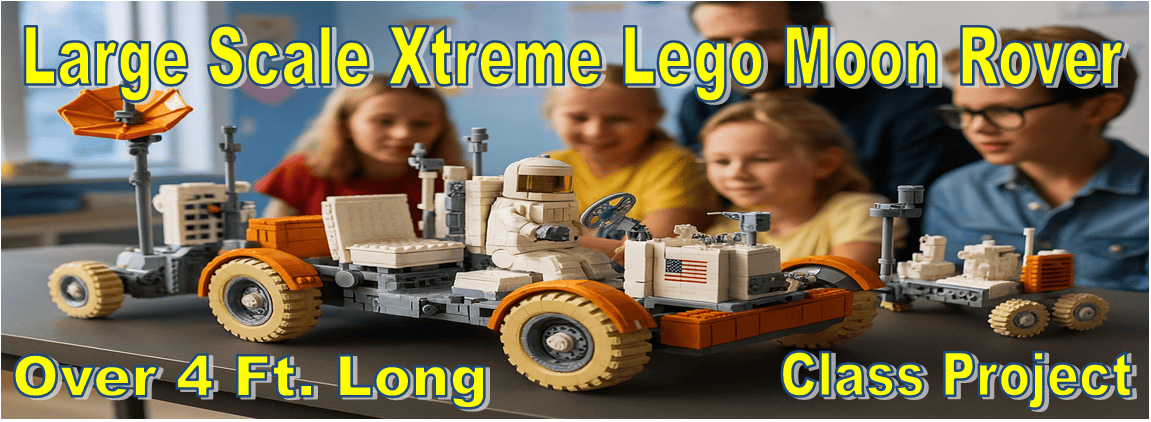 Lego Large Scale Xtreme Moon Rover Plans Generator banner