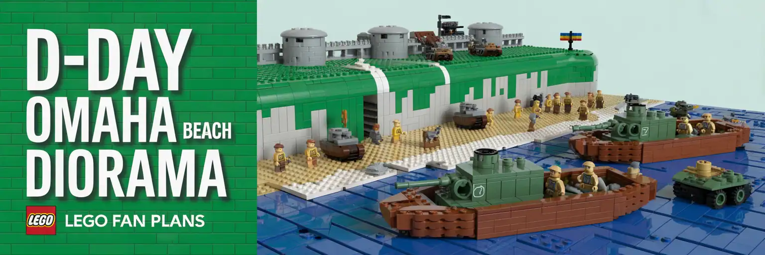 D-day Omaha Beach Diorama — banner