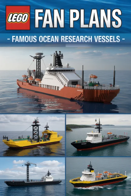 Famous Ocean Research Vessels — LEGO Build Plans