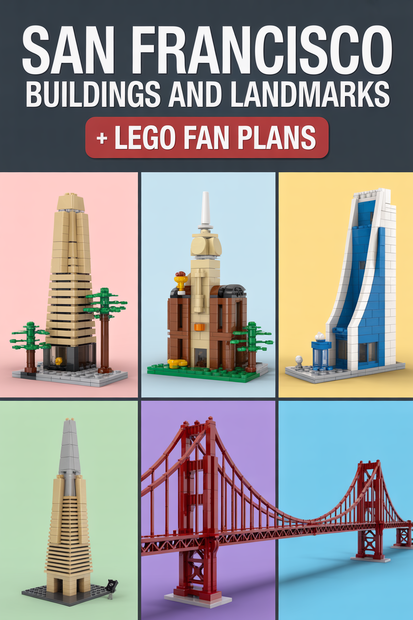 LEGO San Francisco Buildings & Landmarks Generator