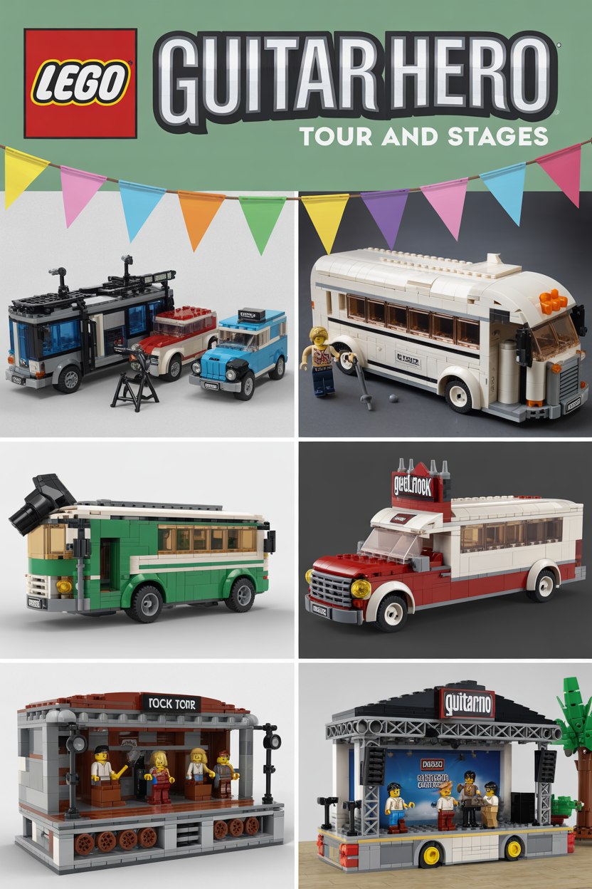 LEGO Tour Bus Block Plans Generator
