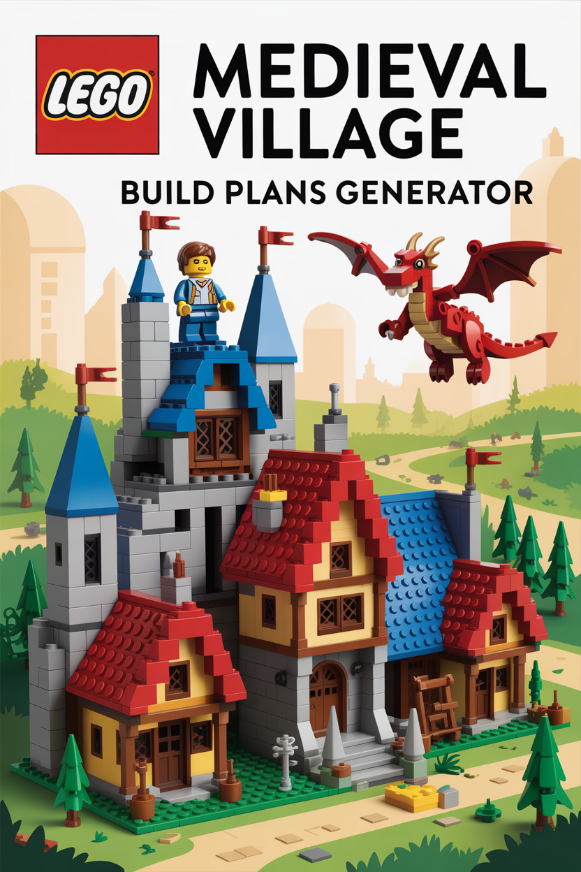 Fantasy Village LEGO build plans