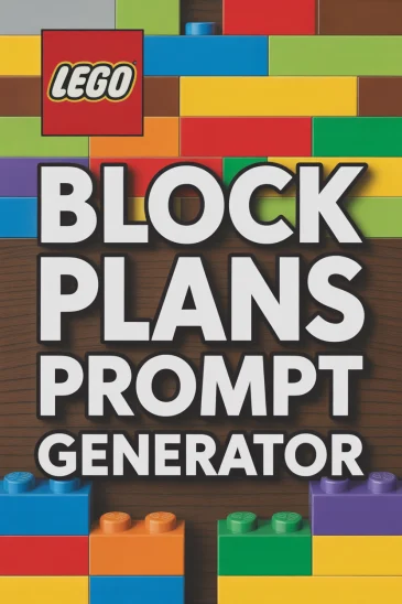 LEGO Block Plans Prompt Generator